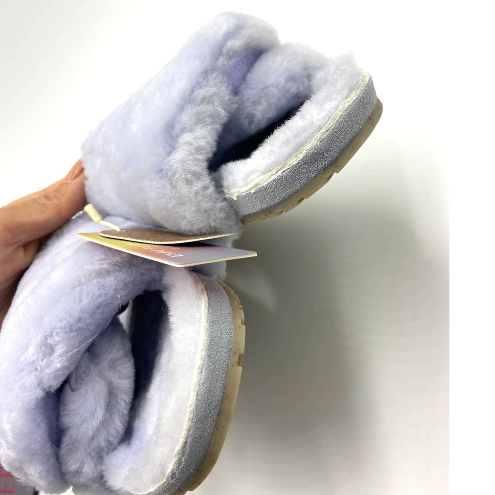 EMU X Free People Musica Sheepskin Slippers Sky Blue - Picture 8 of 11